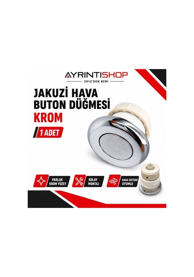 Ayrıntıshop Jakuzi Hava Basma Buton 1 Adet