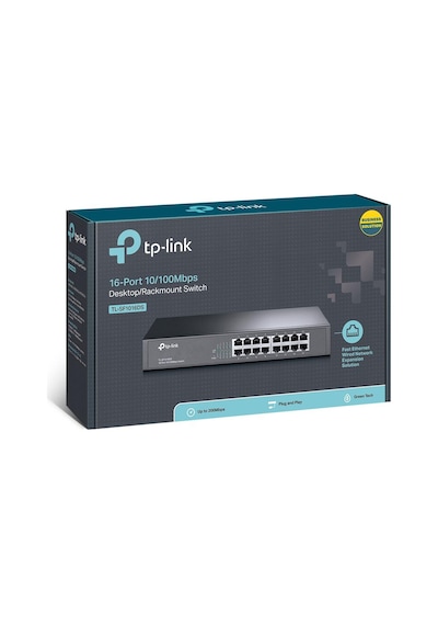 TP-Link TL-SF1016DS 16 Portlu 10/100 Mbps Desktop Switch