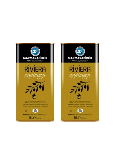 Marmarabirlik Riviera Zeytinyağı 5 Lt Teneke 2 Li 10 Litre