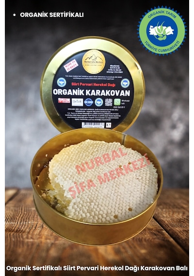 Nurbal Şifa Merkezi Organik Karakovan Petek Balı 1250 G