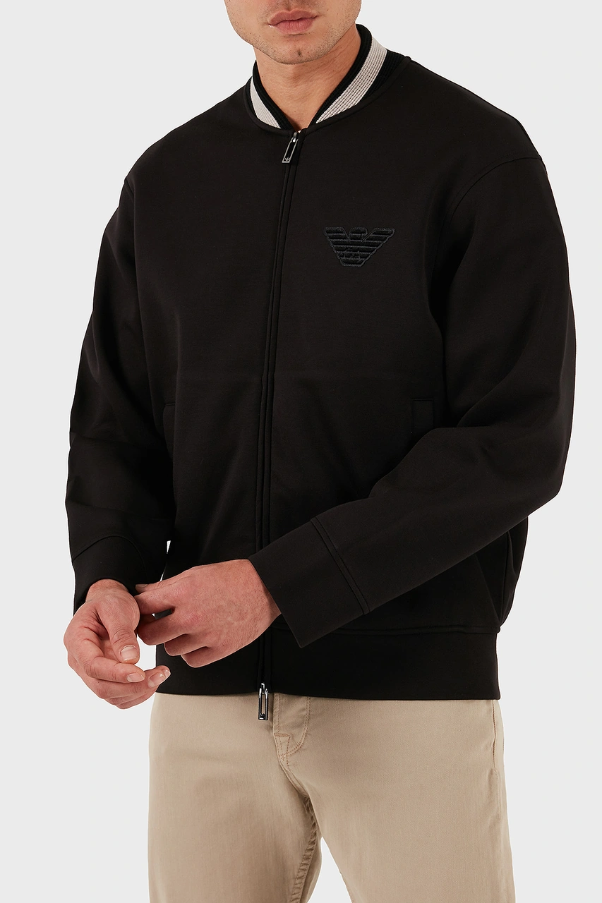 Emporio Armani Erkek Sweat Em002877 Af17545 Uc001 Siyah Siyah