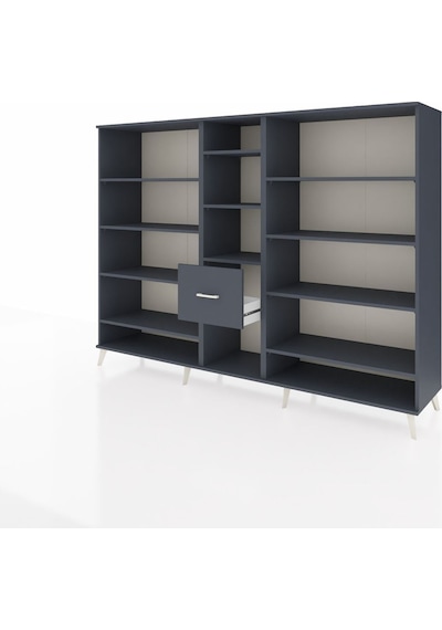 Hyperion Dolap 11 Raflı 3 Çekmeceli 220x44x163 Antrasit-antrasit Antrasit-antrasit Hyperion Dolap 11 Raflı 3 Çekmeceli 220x44x163 Antrasit-antrasit Antrasit-antrasit