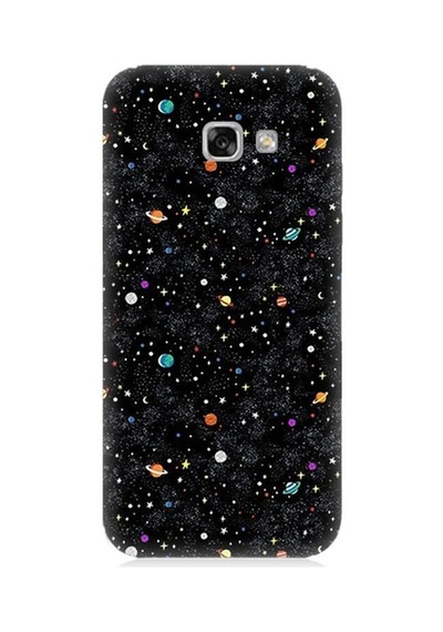 Samsung Galaxy A7 2017 Uyumlu Uzay Ve Gezegenler Desenli Silikon Kılıf
