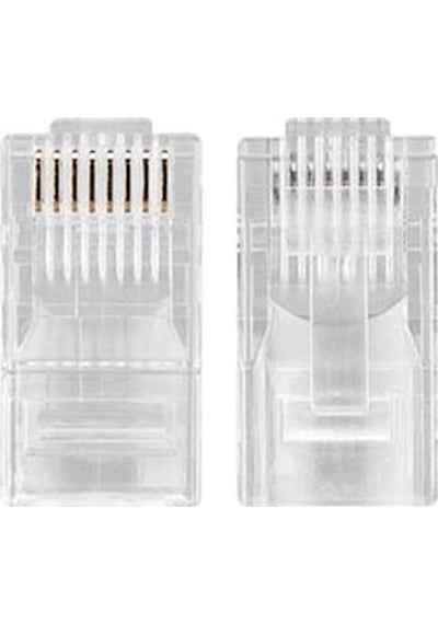 S-lınk Sl-cob20p Cat6 Ezrj-45 Yeni Nesil Utp Konnektör 100 Lü Kutu