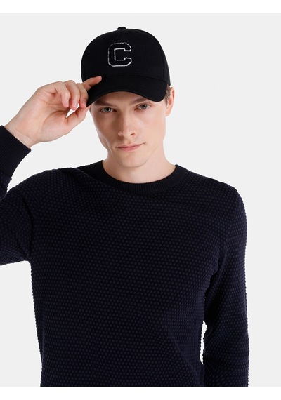 Colin's Colins Regular Fit Bisiklet Yaka Lacivert Erkek Kazak Cl1065803 Lacivert