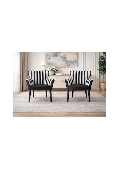 1+1 Iki Tekli Kollu Çay Seti Balkon Bahçe Berjer Zebra 1+1 Iki Tekli Kollu Çay Seti Balkon Bahçe Berjer Zebra