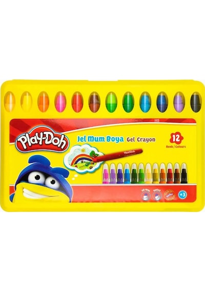 Play-doh Crayon Mum Boya Jel 12 Renk Pp Box Cr014