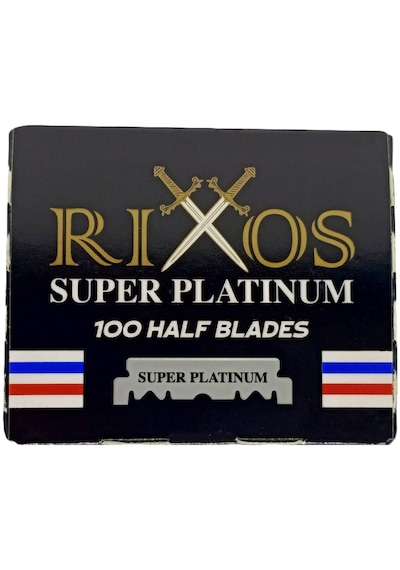 Rixos Super Platinum Berber Ustura Tıraş Bıçağı 5 Paket/500 Adet Yarım Jilet