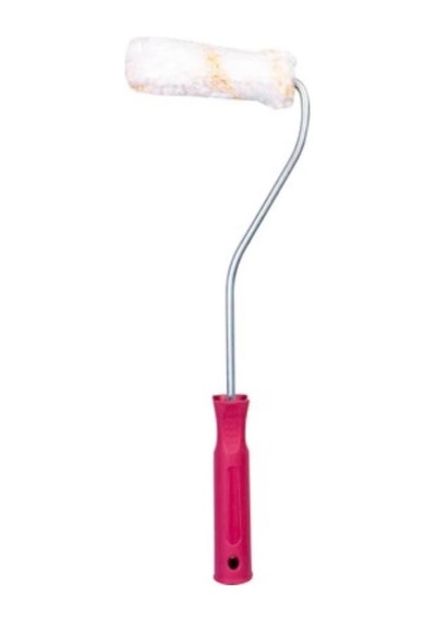 Tr Mini Boya Fırça Seti 10 Cm Rulo Fırça 6 Adet Yedek Rulo Hediyeli Duvar Boyama Aparatı