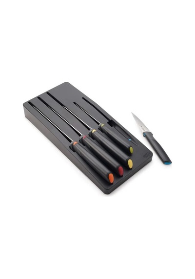 Joseph Joseph 10545 Elevate Store 5 Parça Renkli Bıçak Seti Antrasit