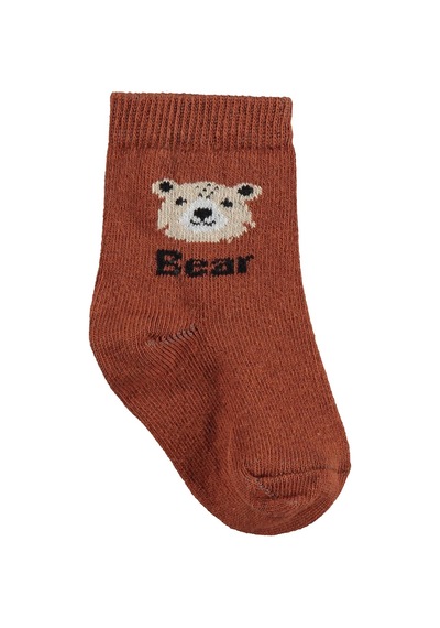 Civil Baby Panda 3'lü 6- Bebek Erkek Çorap Set Standart