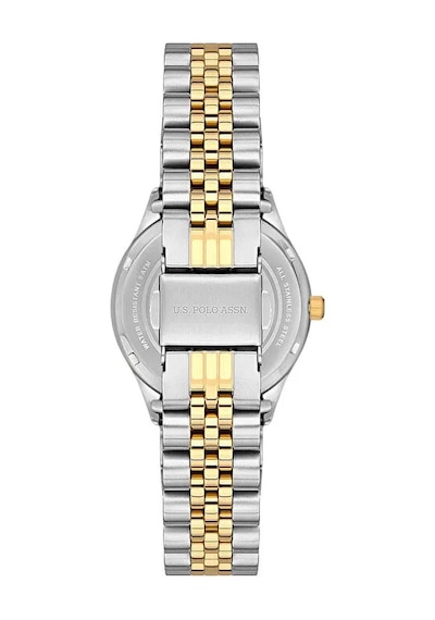 U.s Polo Assn Uspa2061-07 Quartz Çelik Altın Rengi Yeşil Kadran 32 Mm Kadın Kol Saati