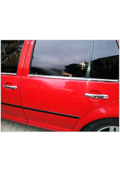Vw Golf 4 Krom Cam Çıtası 4 Prç. 1998-2004 P.   Çelik