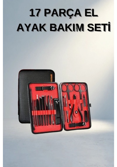 Profesyonel 17 Parça Manikür Seti El Ve Bakımı