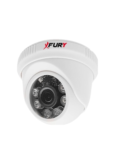 Fury 4 Kameralı 5mp 3.6mm Lens 2mp Görüntü 6 Atom Led Gece Görüşlü Fullhd Güvenlik Kamerası 5525di 320gb