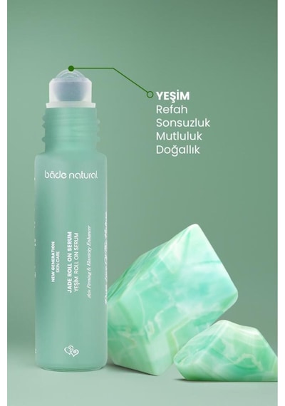 Bade Natural Yeşim Roll On Sıkılaştırıcı Yüz Masaj Serumu 10 ML