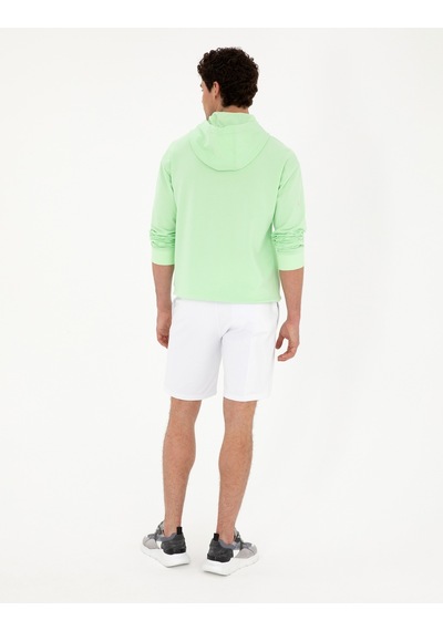 Pierre Cardin Erkek Beyaz Şort Örme 50284172-vr013 Beyaz