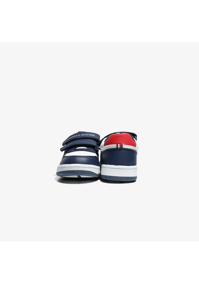 Tommy Hilfiger Flag And Hook Loop Bebek Lacivert Sneaker T1x9-33841-1355y004 Lacivert