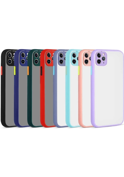 Apple Uyumlu iPhone 11 Pro Max Uyumlu Zore Hux Kılıf-lacivert Lacivert -