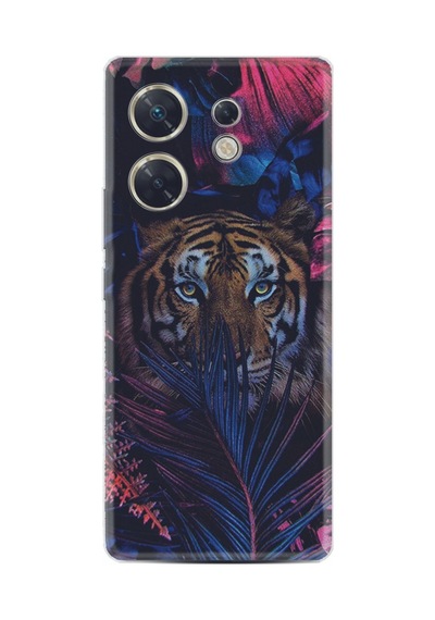 Infınıx Zero 30 4g Kılıf Desenli Silikon Flowers Tiger 1319