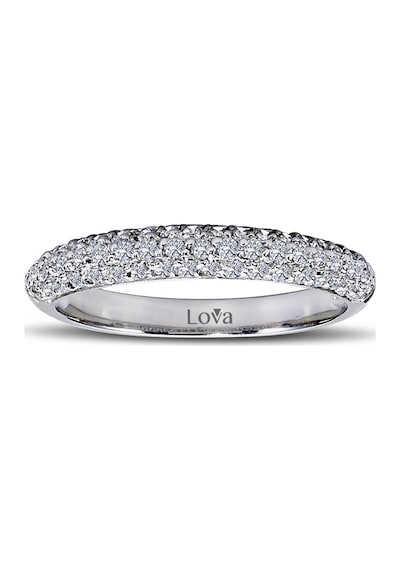 Lova 0,39 Karat Pırlanta Yarımtur Yüzük - 1030155