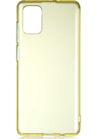 Samsung Uyumlu Galaxy A71 Kılıf Zore Bistro Kapak Sarı