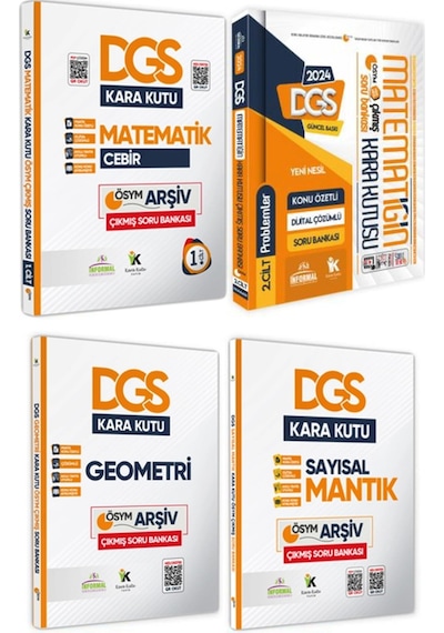 DGSnin Kara Kutusu Sayısal Paket Set Konu Özetli Dijital Çözümlü ÖSYM Arşiv Çıkmış Soru Bankası