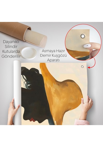 Kadın Silüeti Duvar Örtüsü-7568