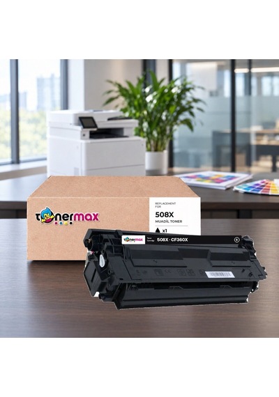 Hp 508x Cf360x Siyah Uyumlu Toner - Çipli / Color Laserjet Enterprise M552 / M553 / Mfp M577