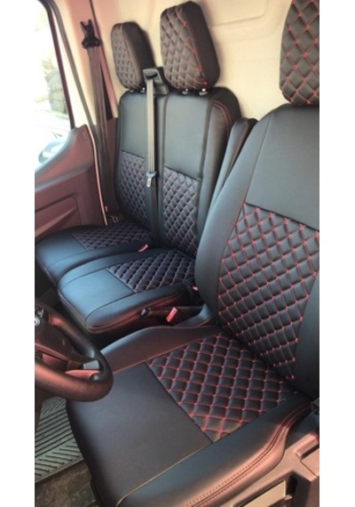 Ford Transit Tek Kabin Araca Özel Deri Oto Koltuk Kılıfı (530207646)