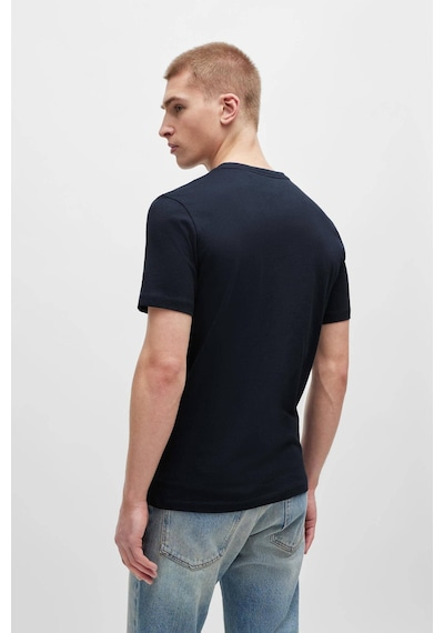 Hugo Boss Erkek T-shırt 50508584-404 50508584-404 Lacivert Lacivert