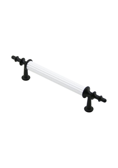 10 Adet Beyaz - Siyah Boru Kulp 9.6cm 5324 007