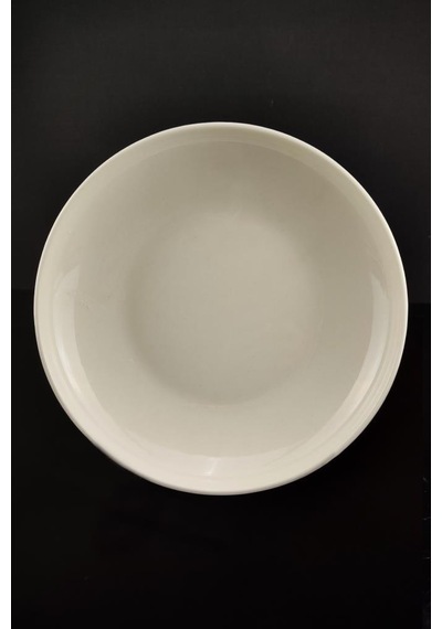 Digithome Semazen 1 Adet Porselen Makarna Tabağı 24 Cm Krem Tl4052341