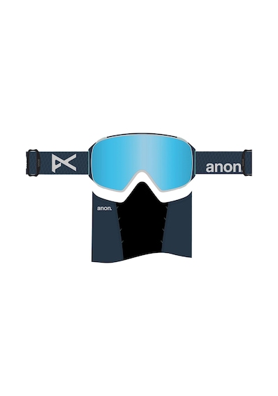 Anon Anon M4 Cylindrical + Mfi Erkek Mavi Goggle Ngv