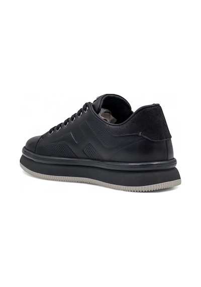 Voyager M030 Erkek Hakiki Deri Sneaker Siyah