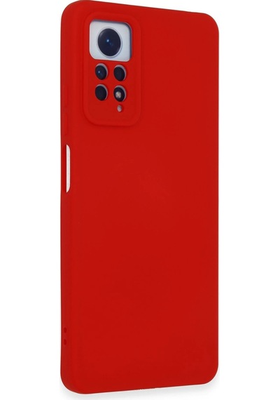 Cosmotex Newface Xiaomi Redmi Note 12 Pro 4g Kılıf Nano İçi Kadife Silikon - Kırmızı