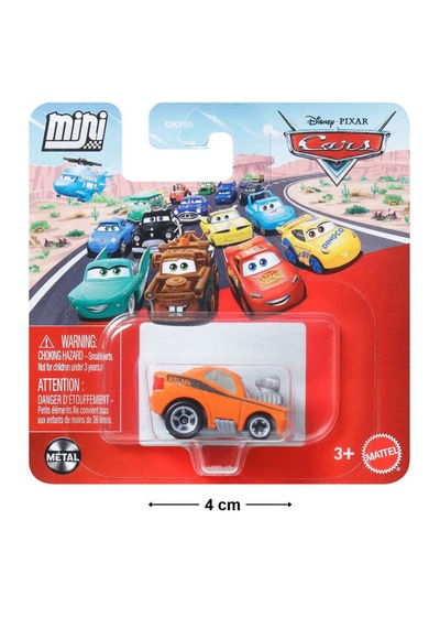 Cars Mini Racers - Snot Rod - Jkm86 Turuncu