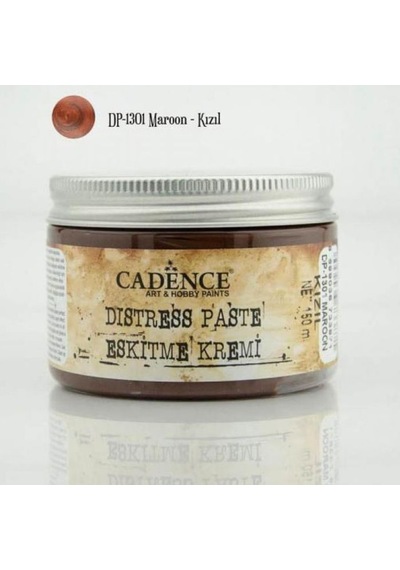 Cadence Distress Paste Eskitme Kremi Dp-1301 Kızıl 150Ml