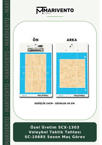 Özel Üretim Scx-1303 Voleybol Taktik Tahtası Sc-10685 Sezon Maç Görev Çok Renkli