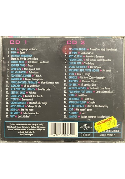 Müzik Cd Sidir Plak Değildir Cd Just The Best 4/98 Double Cd