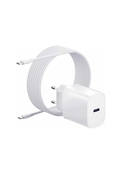 Type-c Hızlı Şarj Özellikli Cihazı Usb-c Kablo Dahil Renkli