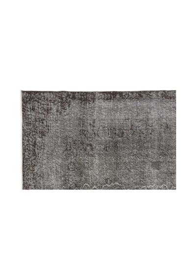 El Dokuması Vintage Yün-pamuk Gri Halı 13273 170 X 267 Cm