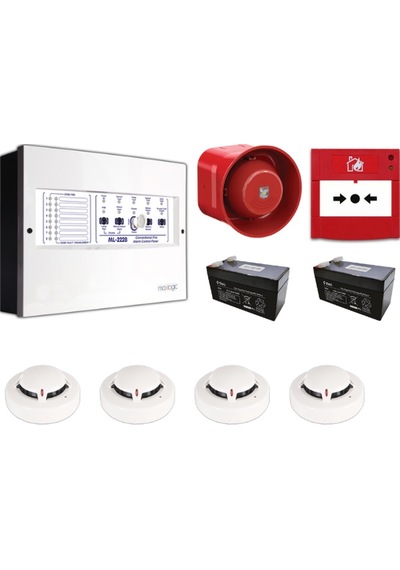 Mavigard Maxlogic 4 Lü Konvansiyonel Yangın Alarm Seti