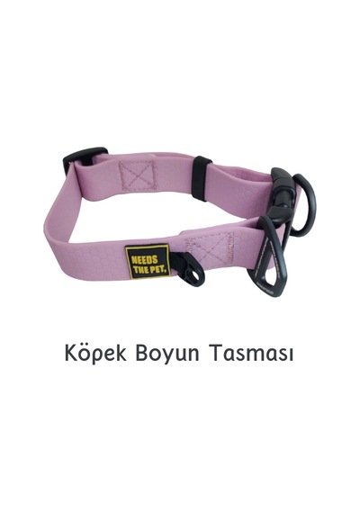 Interlaken Su Geçirmez Sağlam D Halkalı Pembe Köpek Boyun Tasması Pembe M Pembe