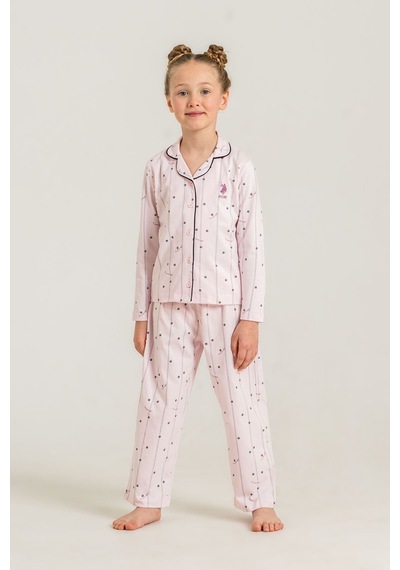 U.S. Polo Assn. Kız Çocuk Gömlek Pijama Takımı Nakışlı Pembe Uzun Kol Pijama Takımı Us2726-c-v2 Us2726-c-v2 U.S. Polo Assn. Kız Çocuk Gömlek Pijama Takımı Nakışlı Pembe Uzun Kol Pijama Takımı Us2726-c-v2 Us2726-c-v2