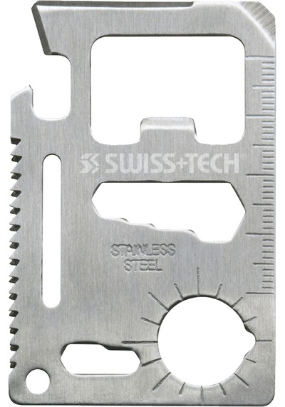 Swisstech 15-ın-1 Credit Card Survival-tool Açık Gri