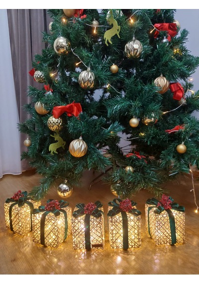 El İşçiliği 5 Adet Led Işıklı Kutu
