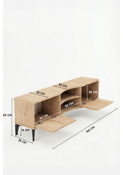 Bej Renk Suntalam Tv Sehpası 160x35 Cm