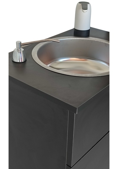 Seyyar Lavabo L20 Siyah Siyah