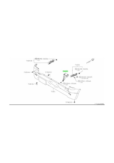 Suzuki Grand Vitara 06-12 1.6 Arka Tampon Alt Ayağı Braketi Sağ Diğer